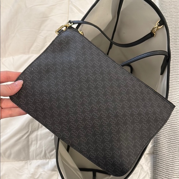 Anine Bing Charcoal Patterned Tote - Picture 6 of 13